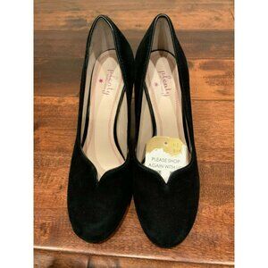 Plenty by Tracy Reese Black Suede Heels, Size 8 (US) 38 (EUR)